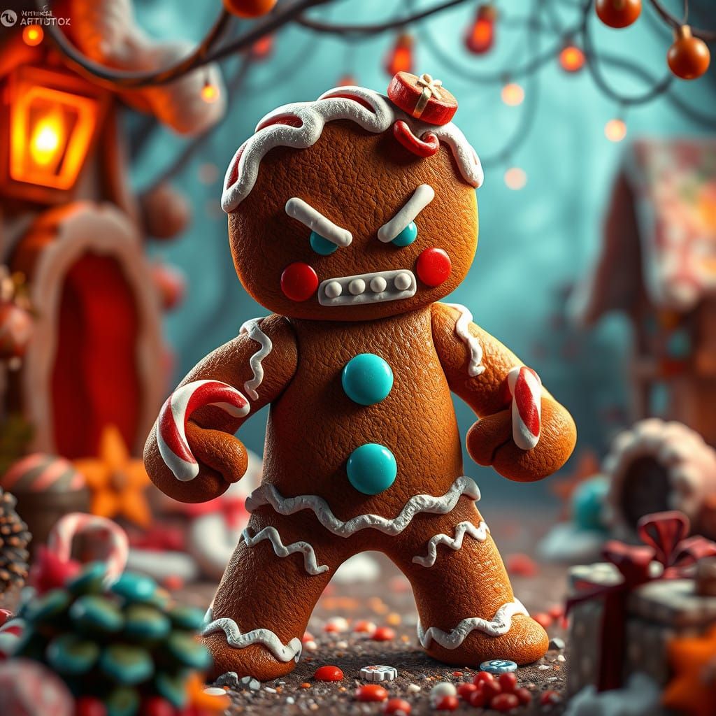 Whimsical Gingerbread Man Defies Fantasy
