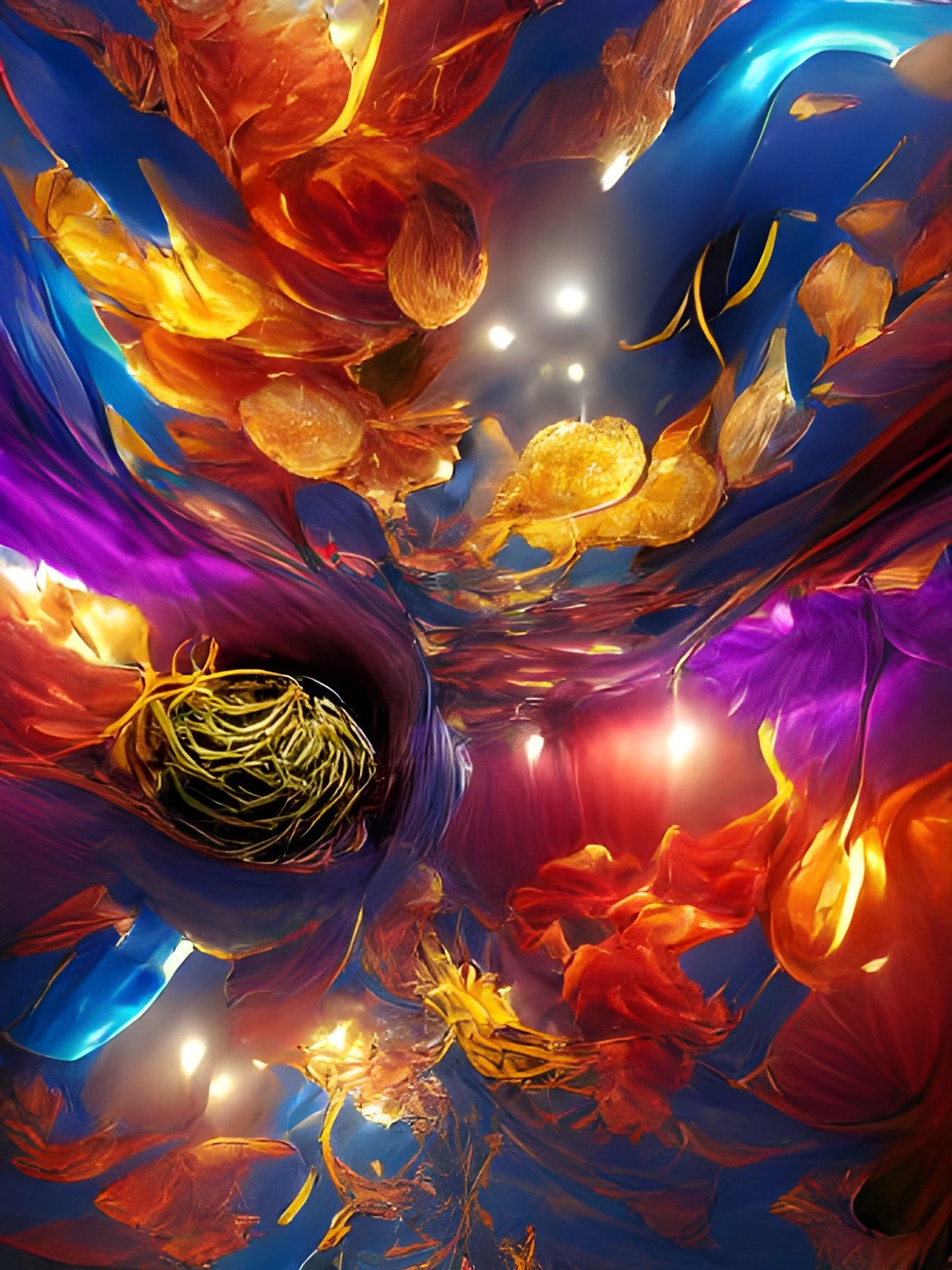 Colorful Glass Sculpture Inspired by Persian Ceilings