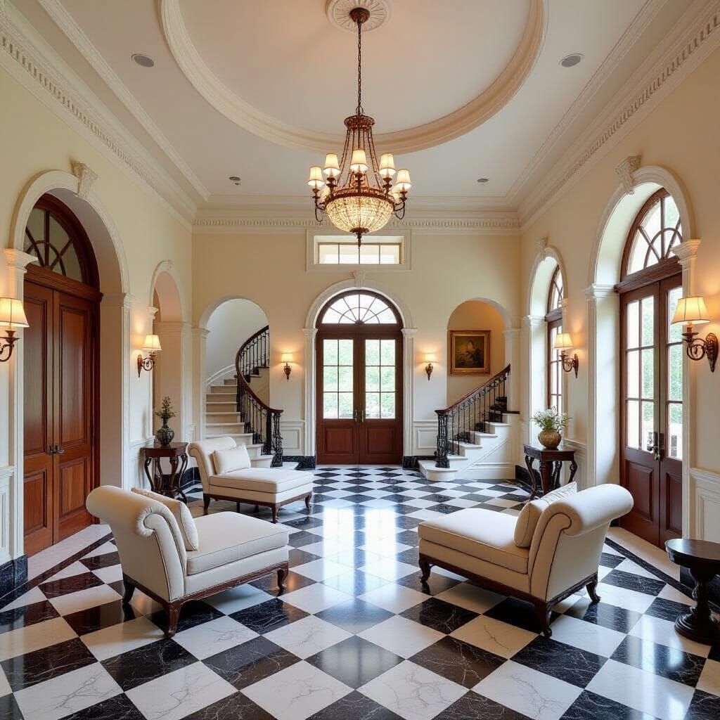 Surreal Liminal Living Room Inspired by Dali