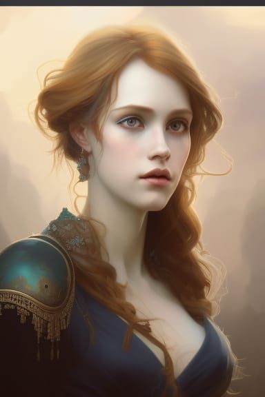 Guinevere, Lady of the Lake: Detailed Portrait