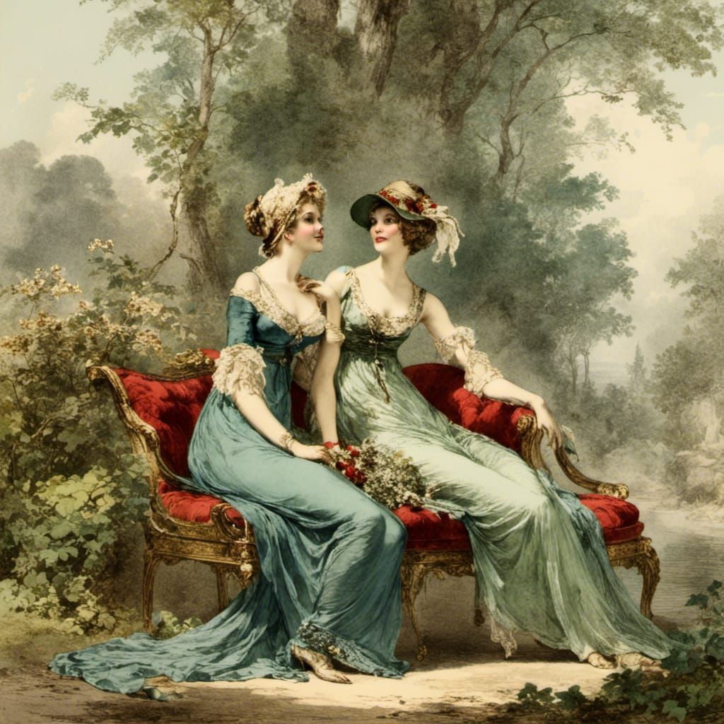 Hope in Regency Dress with Matte Lens Effect