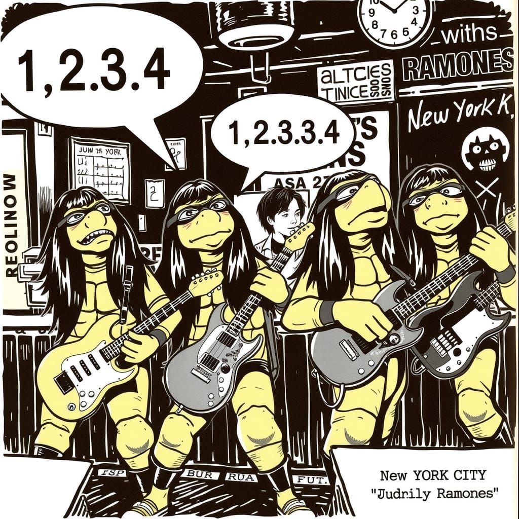 The Turtle Ramones: Punk Rock Reptiles