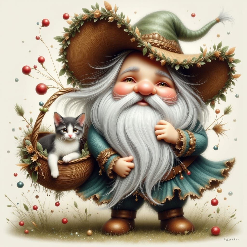 Whimsyroot and the Basket Cat