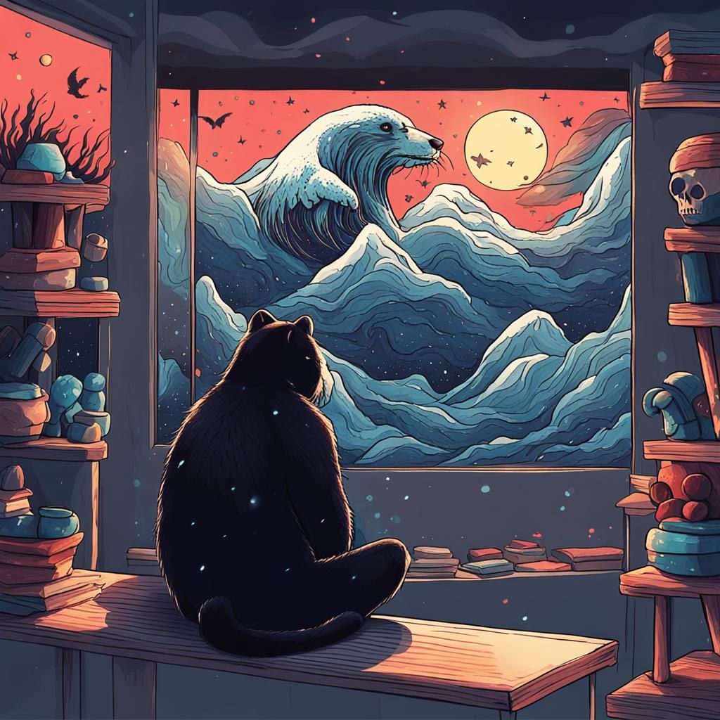 Emoji Landscape: A Surreal Digital Art Piece