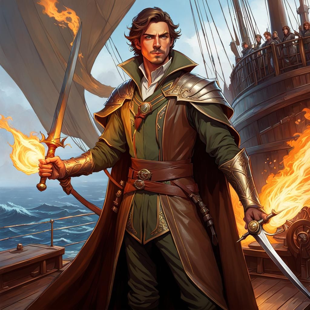 Swashbuckler Pirate Elf Male #4