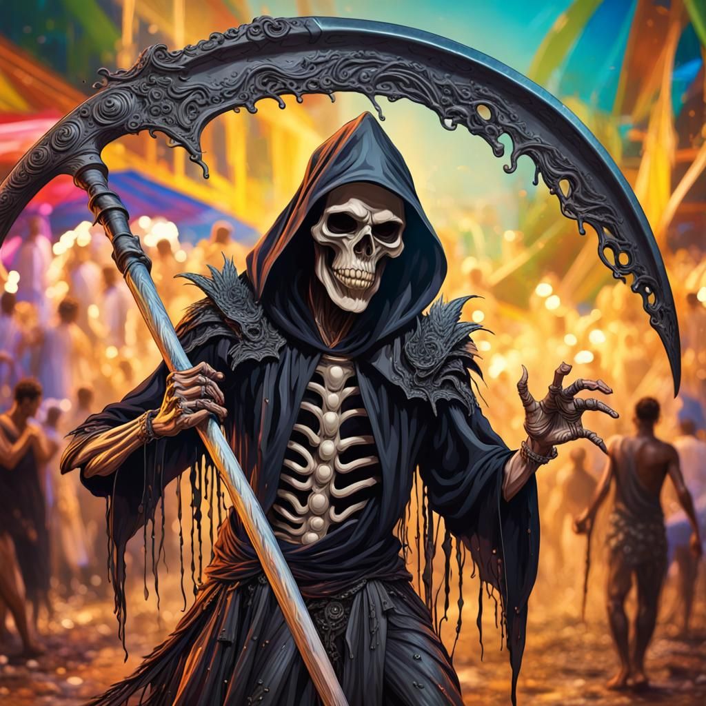 Grim Reaper Samba at Rio Carnival