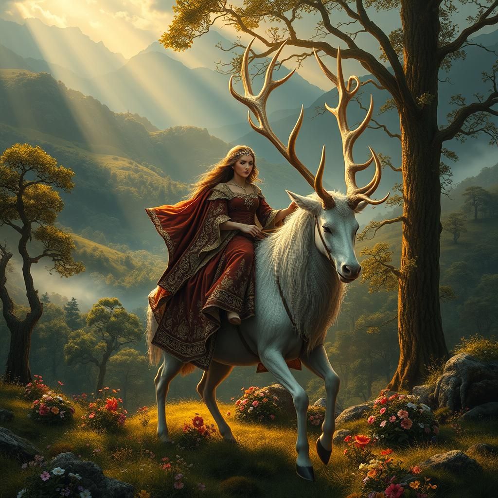 the hunting of the white hart.