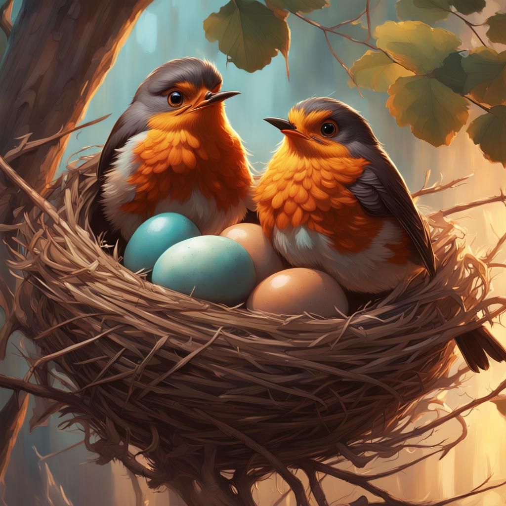 Robin Birds Nest: Disney Pixar Concept Art