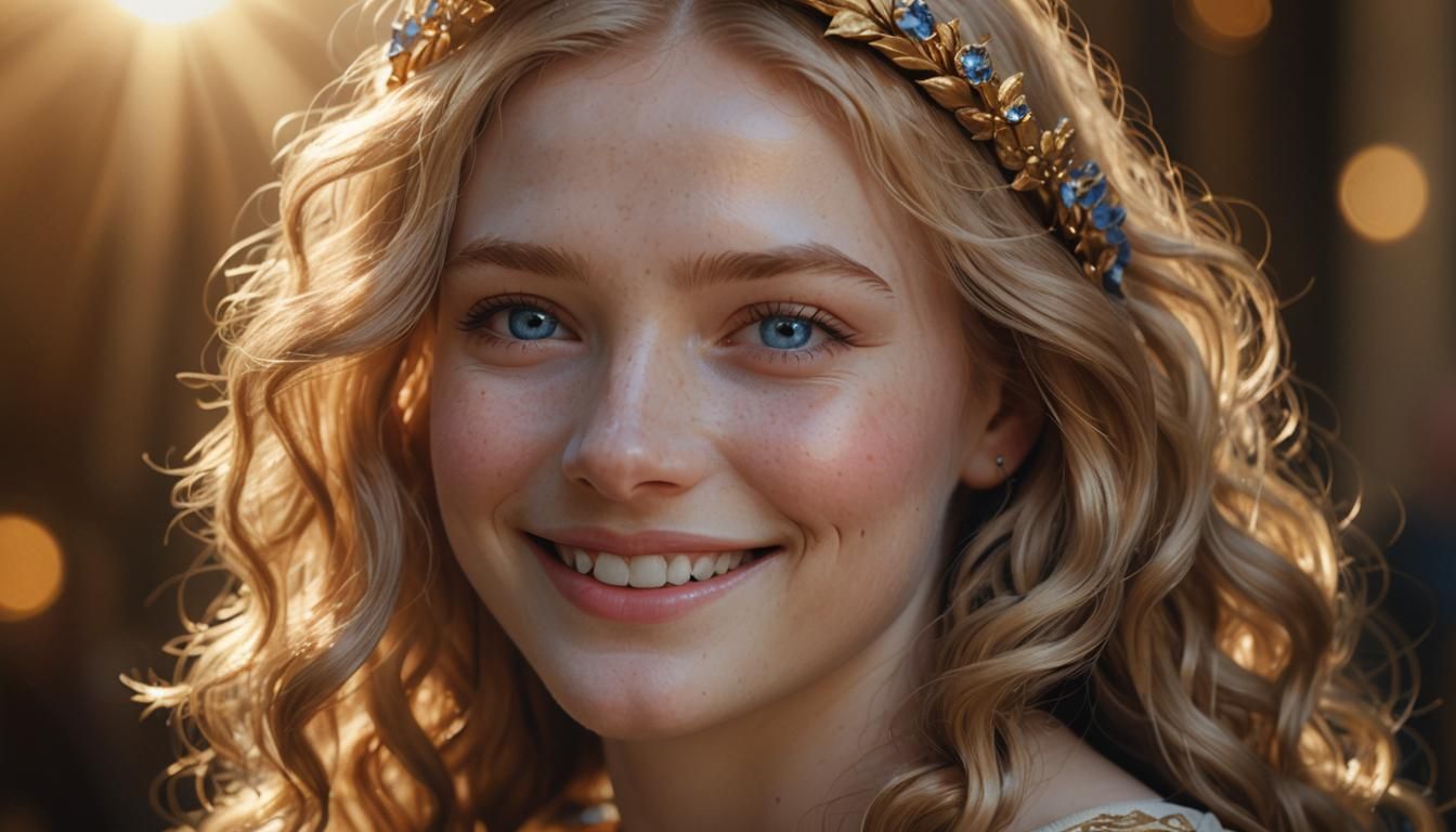 Beautiful Girl Portrait with Soft Lighting