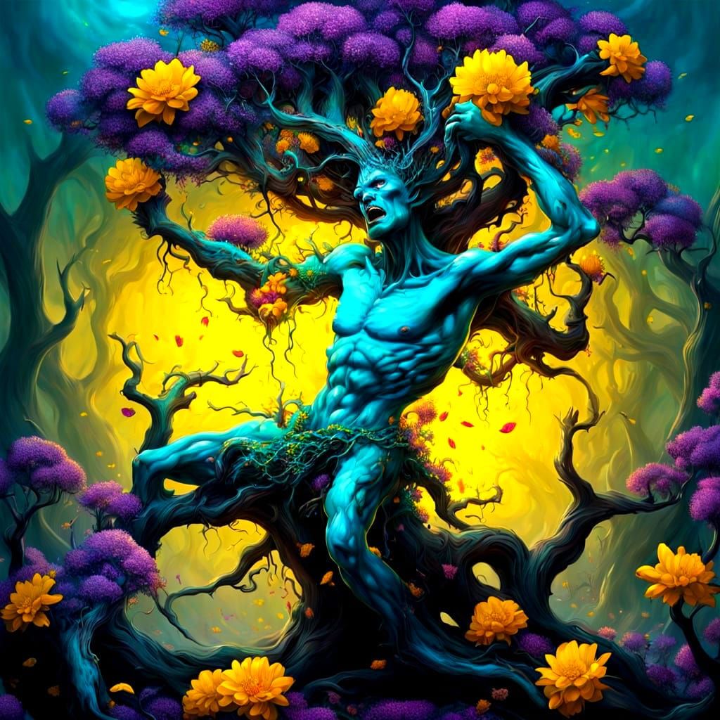 Dreams Consumed by a Twisted Floral Horror