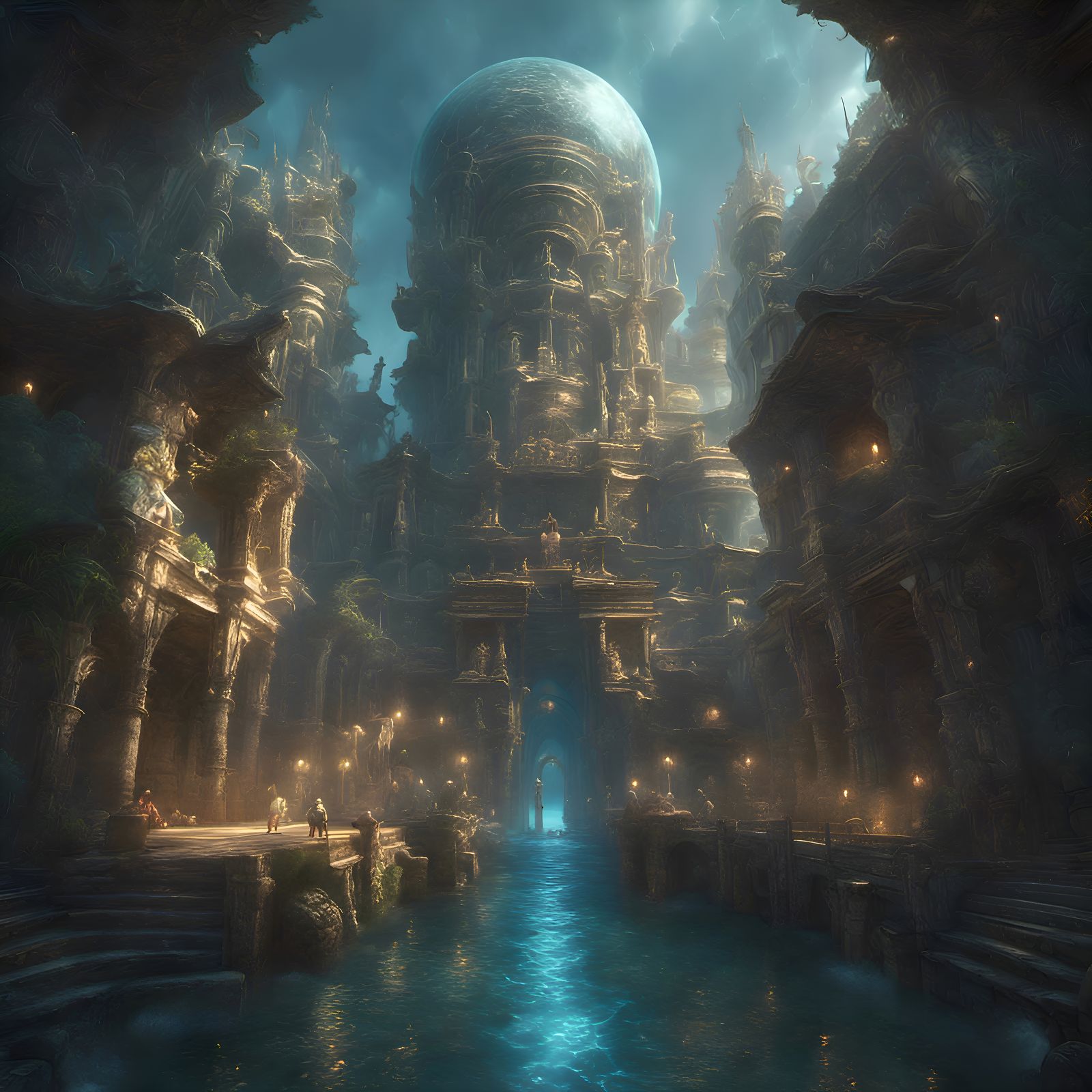 Lost city of Atlantis