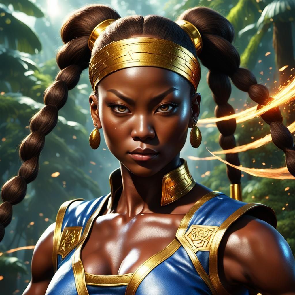 Chun Li Shaolin Warrior in Amazonian Rainforest