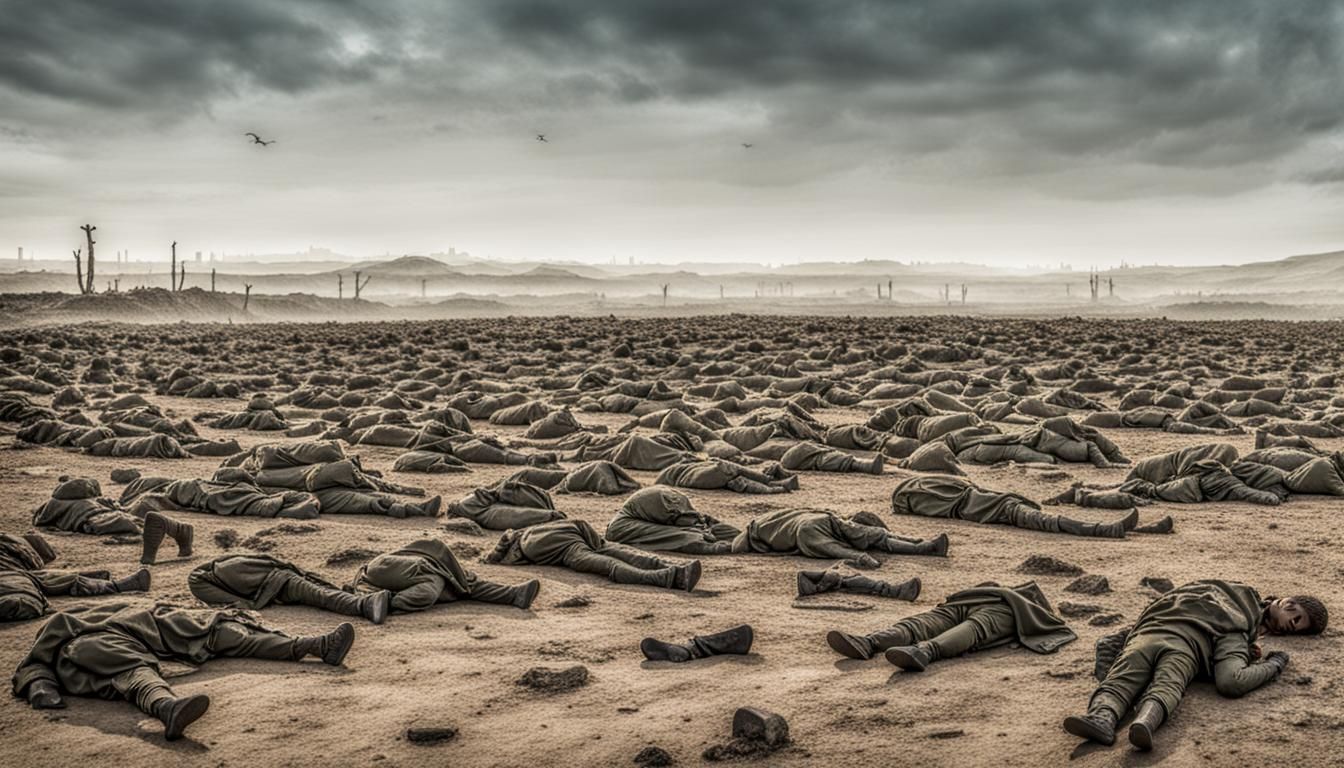 Barren Wasteland of Fallen Soldiers