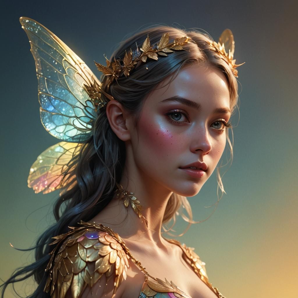 Gorgeous Fairy Portrait in Ultra-Realistic Digital Art