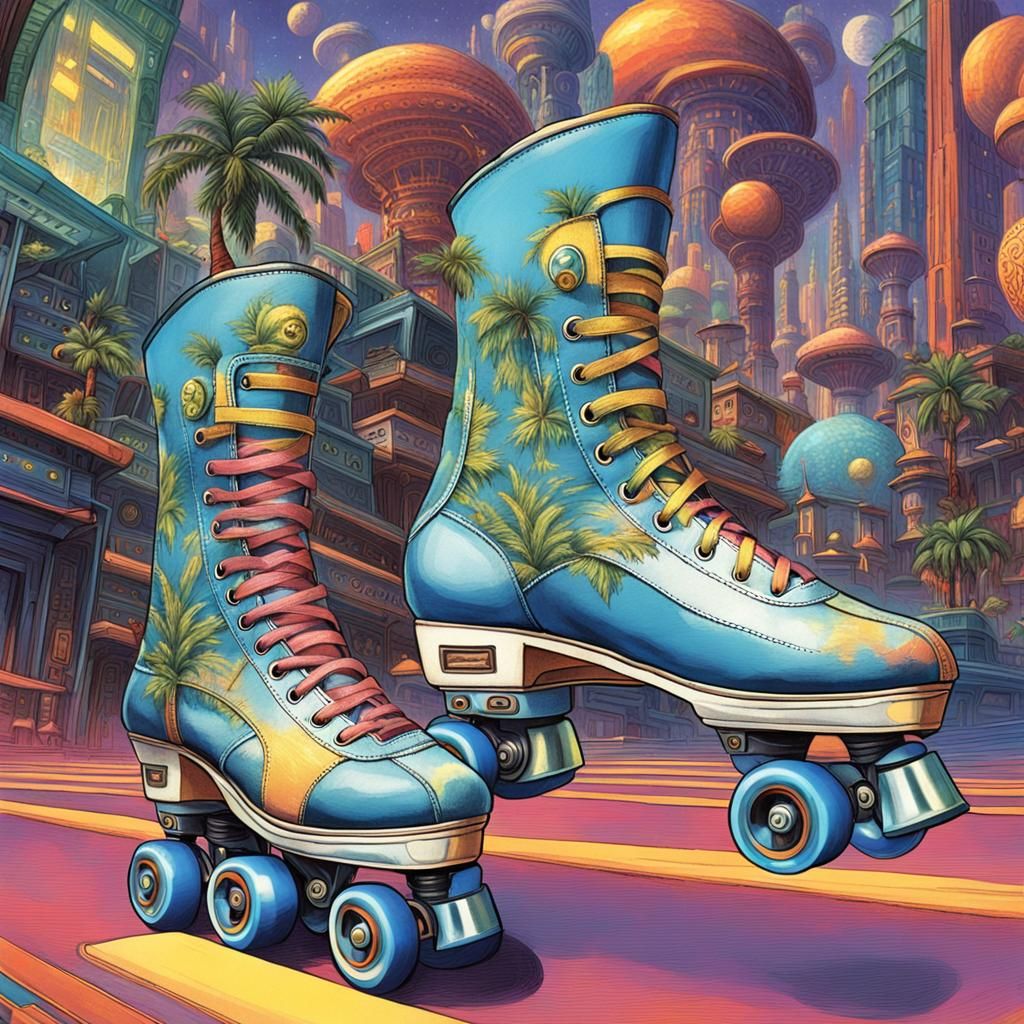 Martian Disco Space Opera in Art Deco Style