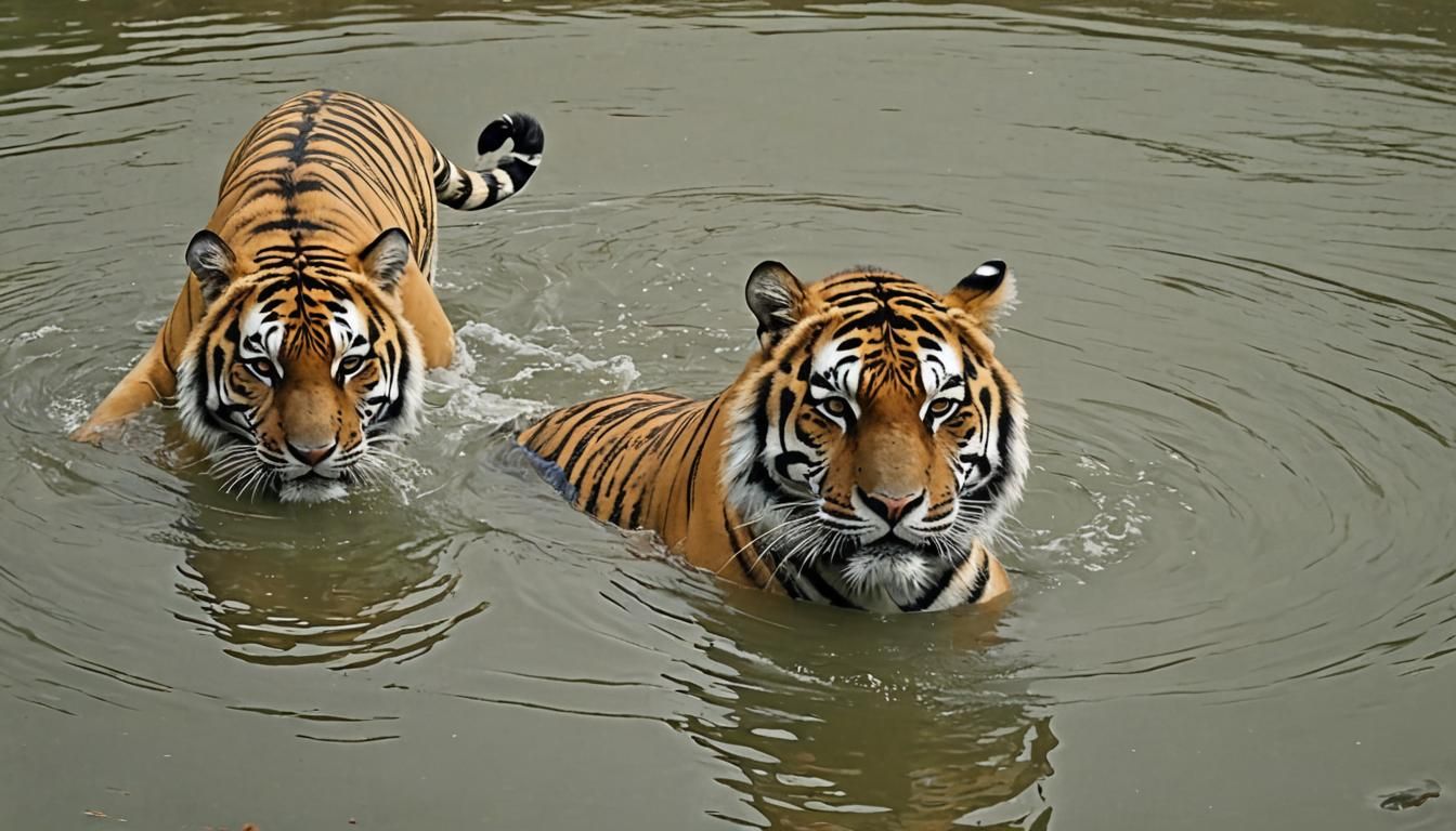 Tiger in River