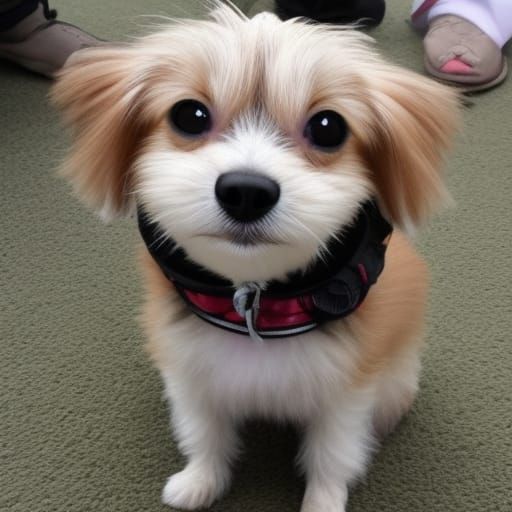 Small Dog with Large Eyes