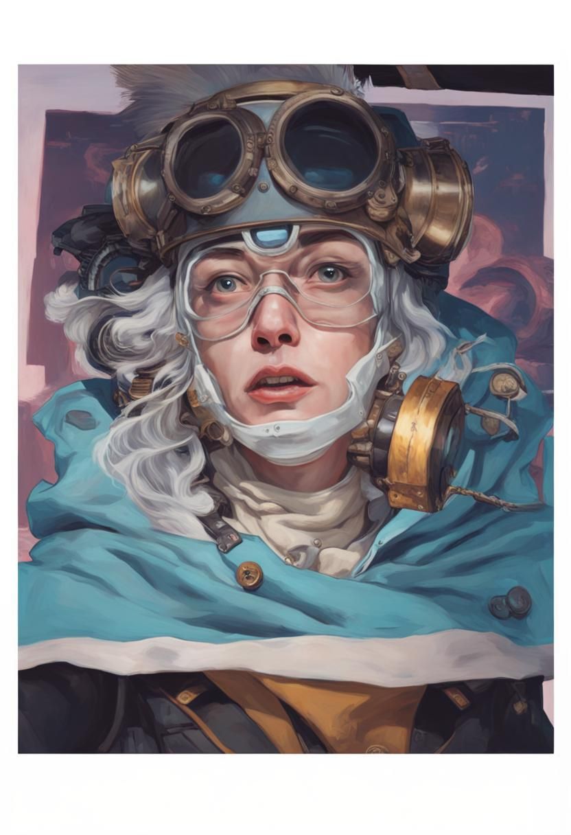 Tartarian Guerrilla Portrait with Antiquetech Helmet