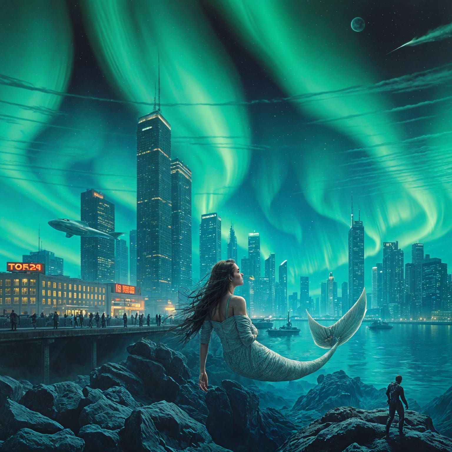 Underwater City of the Future After Atomic War