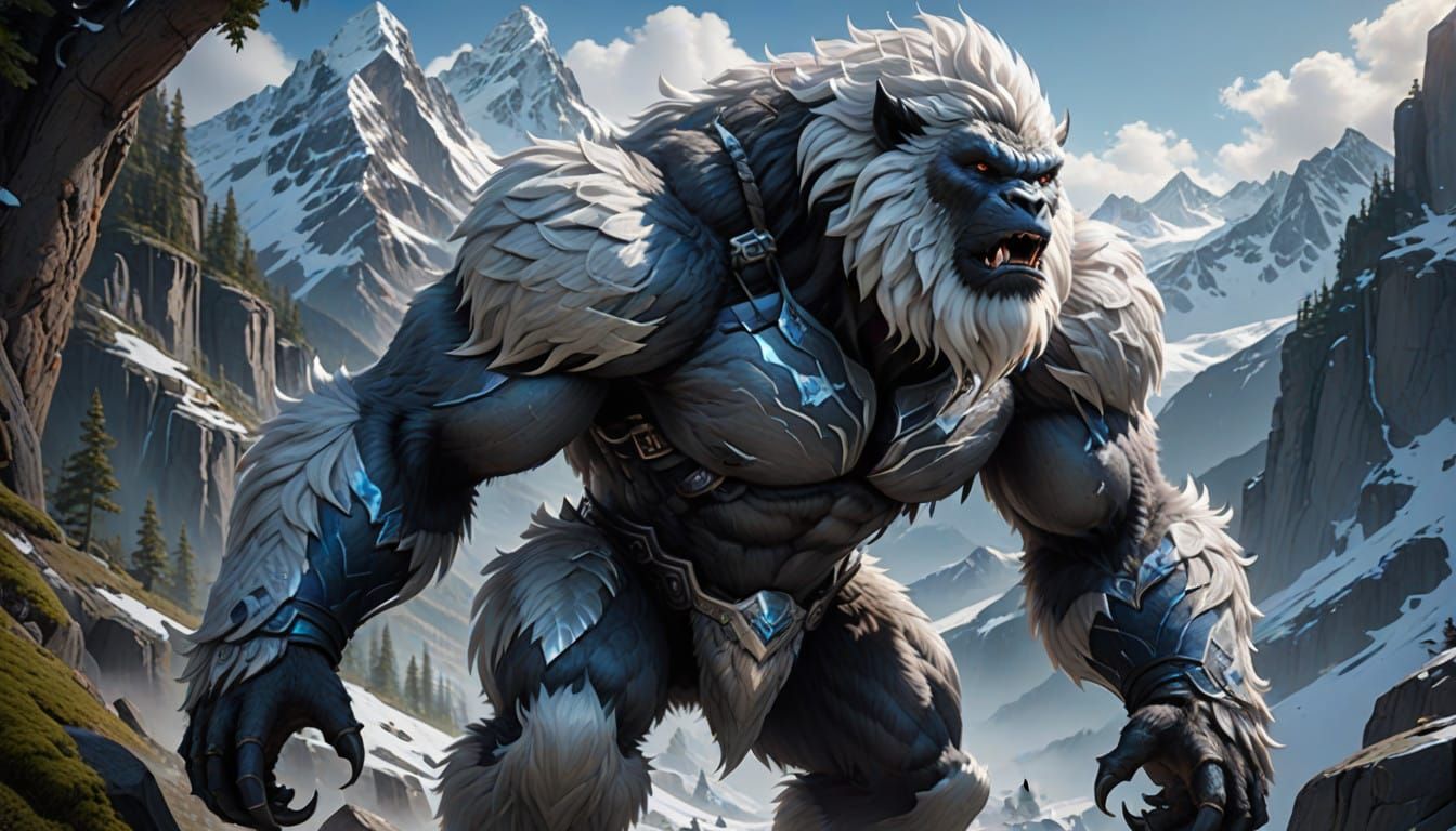 Majestic Silver Yeti Hybrid Stands Tall