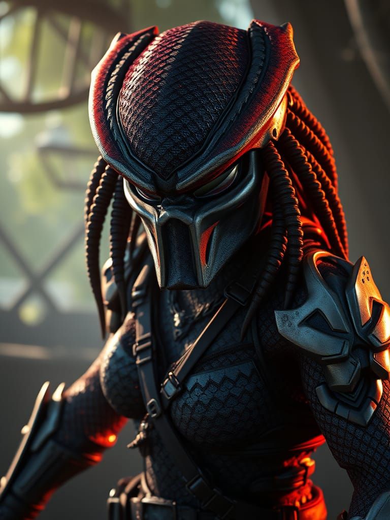 Epic Female Warrior in 3D Videogame Cinematic