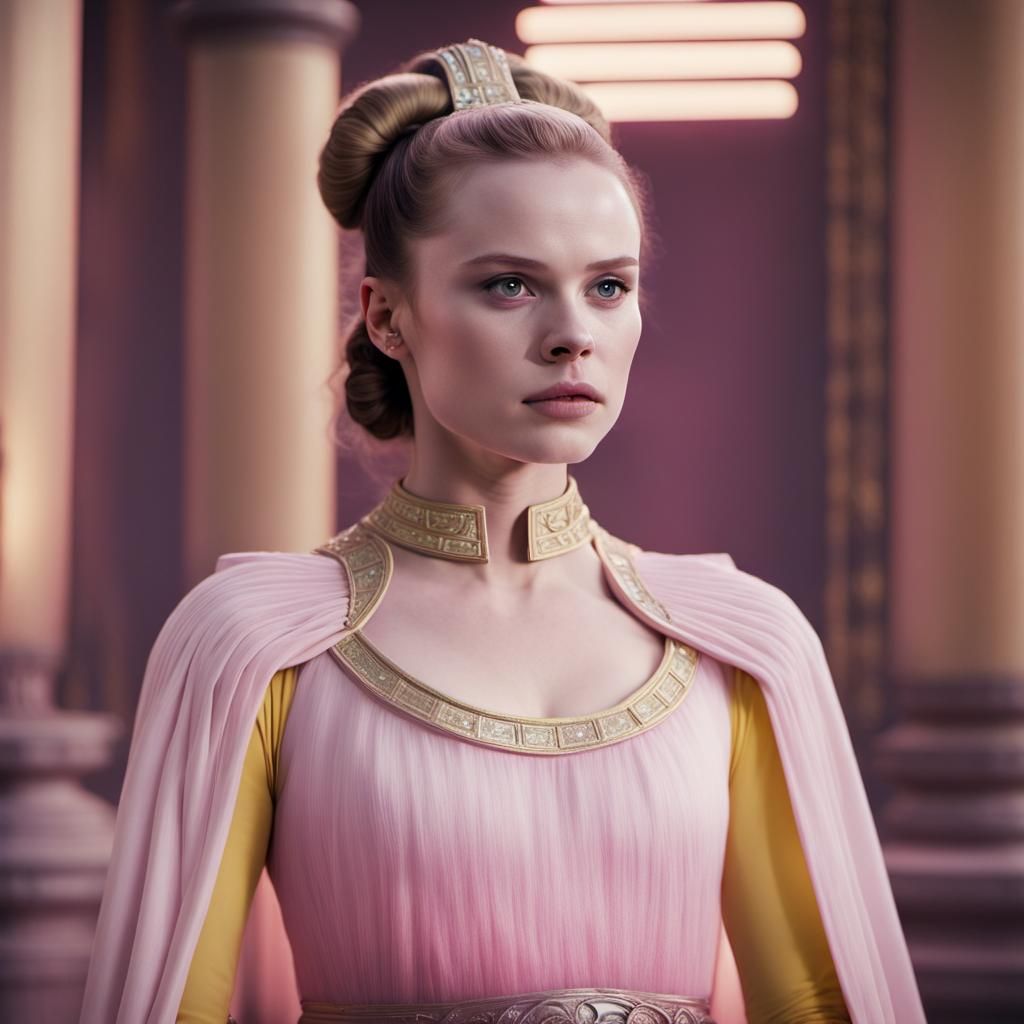 Angourie Rice as Padme Amidala in Ombre Dress