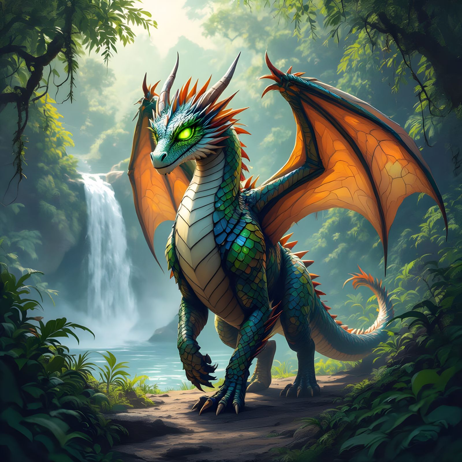 Jungle dragon.
