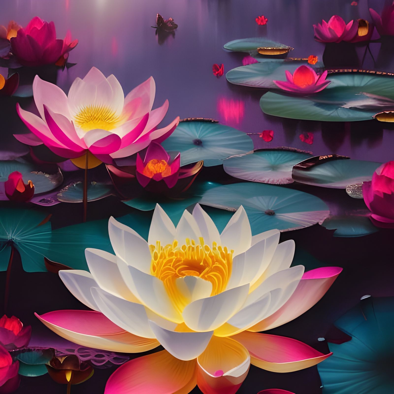 Floating Lotus