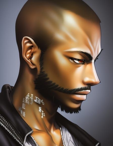 Hyperrealistic Manga Style Image