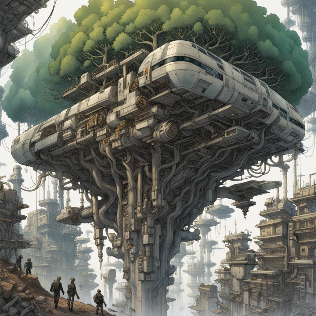 Art by Tsutomu Nihei, Hiroya Oku, Masamune Shirow, inspired by 'Signalis,' 'Silent Hill,' and 'Resident Evil,' reimagini...