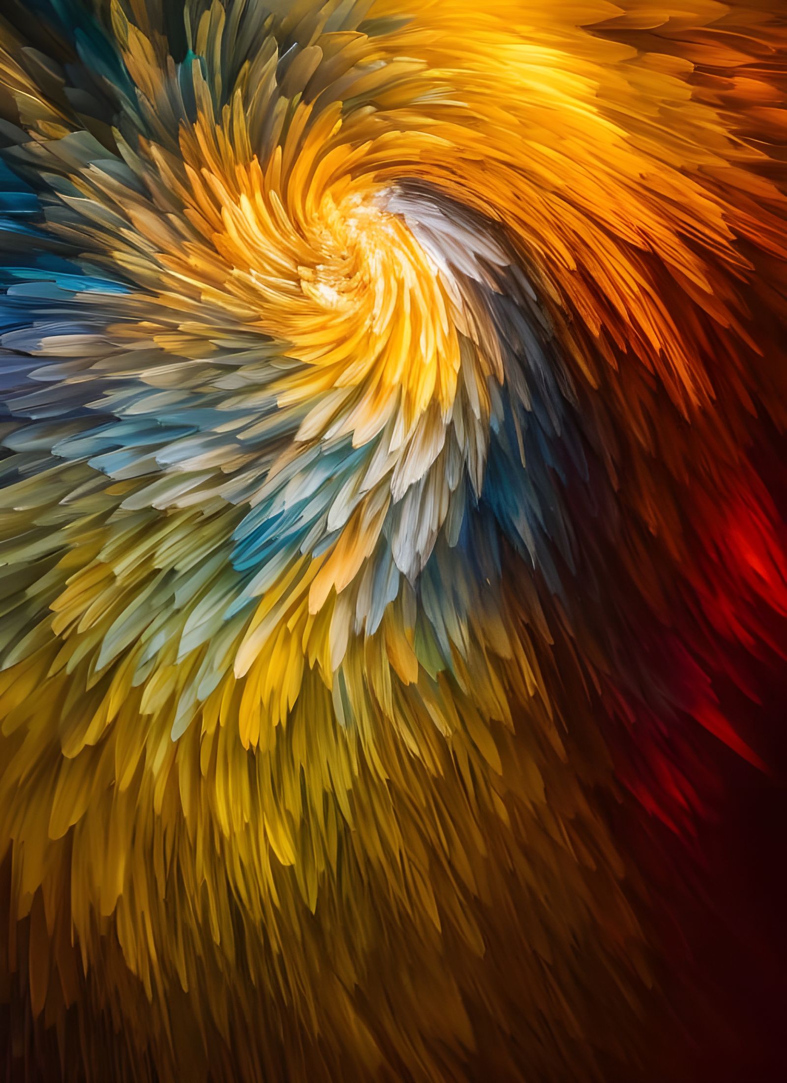 Abstract Dreamscape with Magical Particles and Soft Light