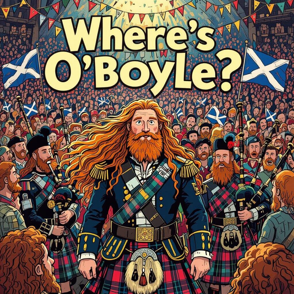 Find the Ginger Scot at Lively Scottish Concert
