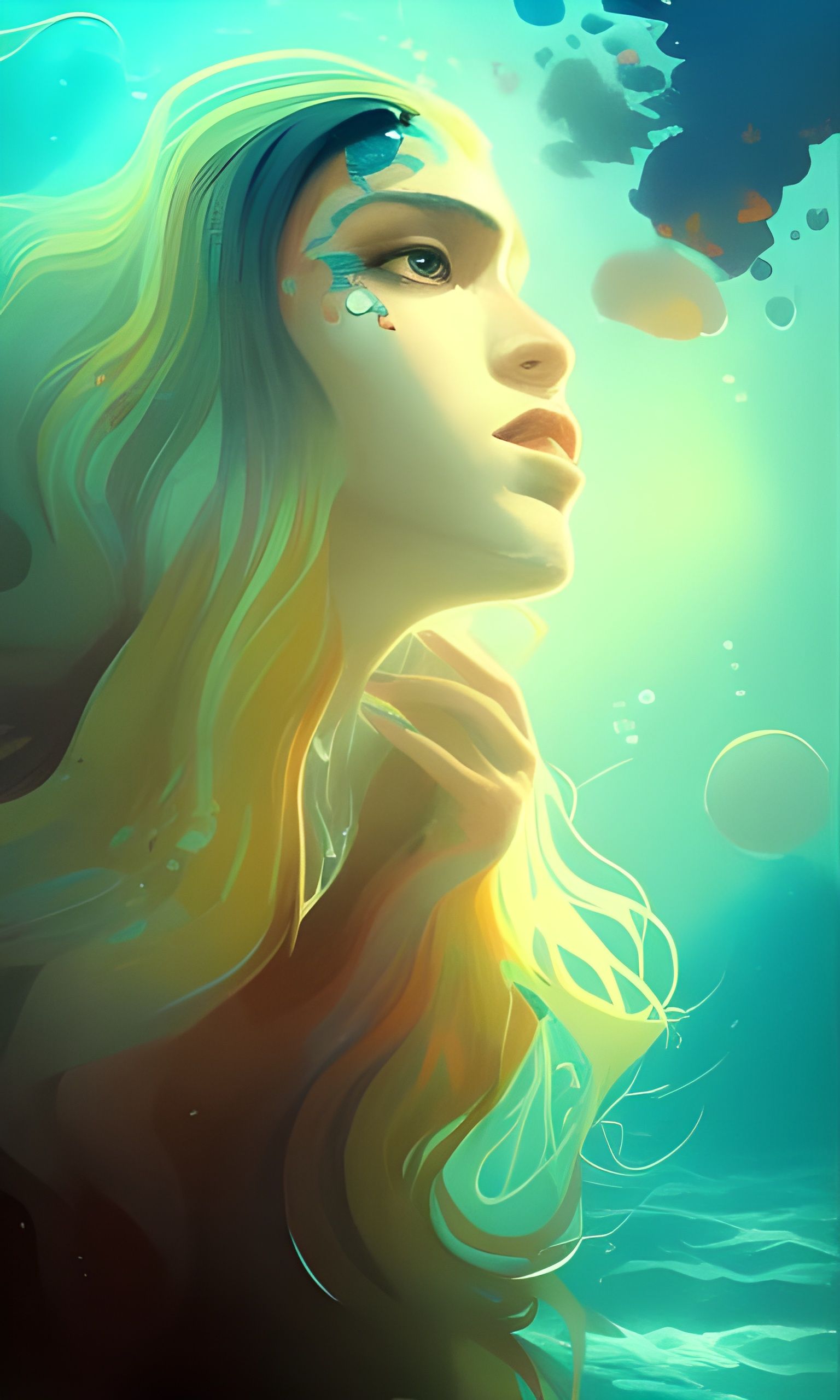 Psychedelic Graffiti Portrait in Geometric Pixel Art