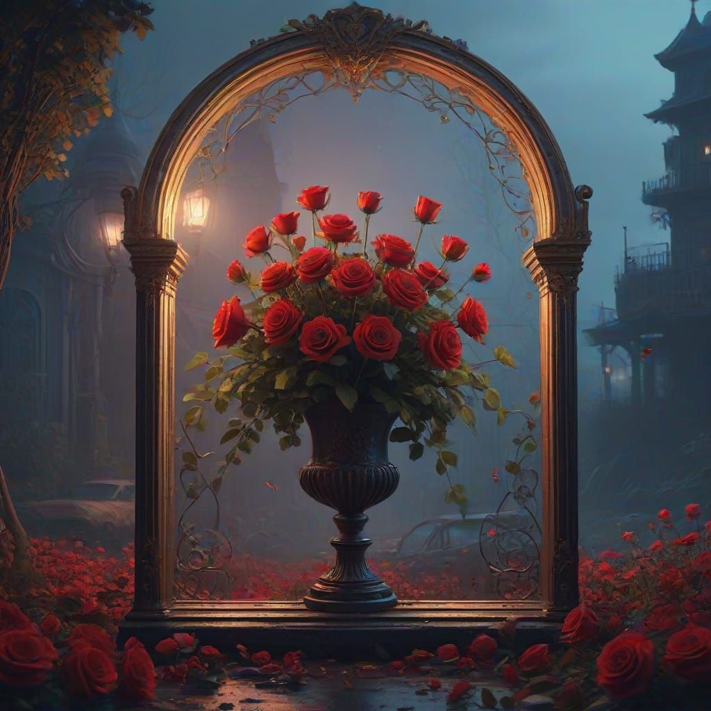 Ethereal Victorian Valentine's Day Concept Art