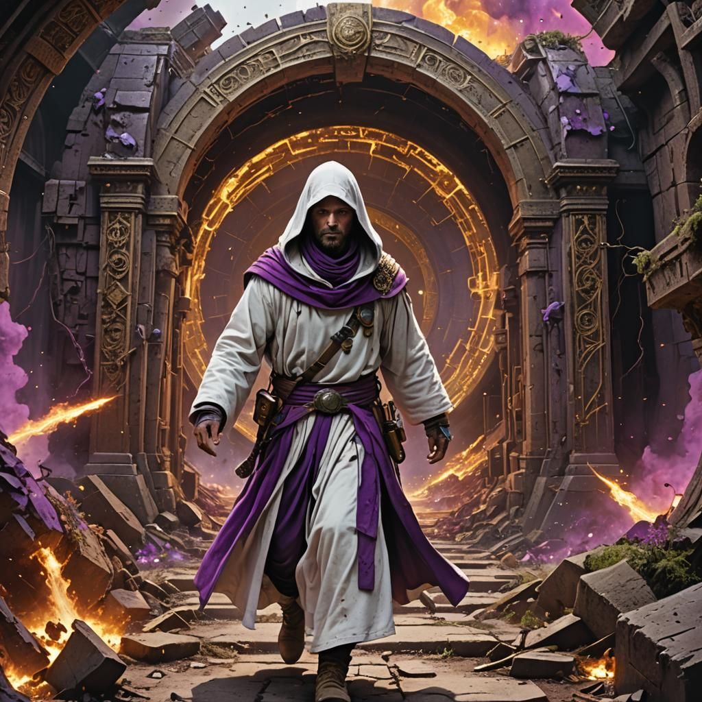 A meticulously finished strobed image of a space smuggler cy...