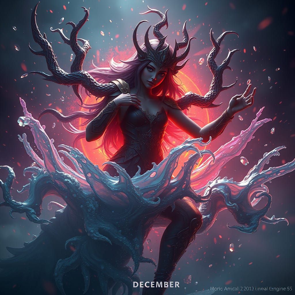 Fantastical December Humanized in Vibrant Color