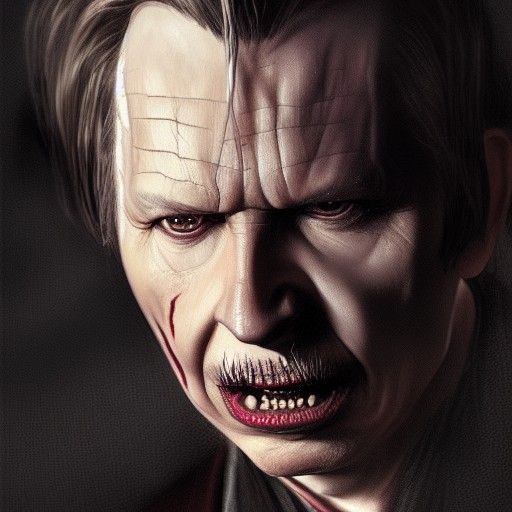 Dracula Hyperrealism Photoillustration by Rutkowski
