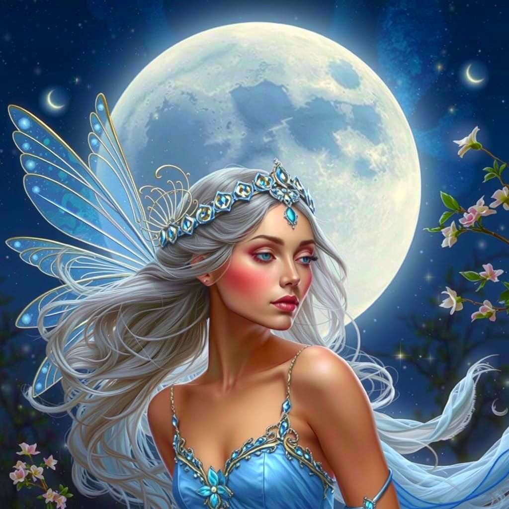 Ethereal Fairy Dances in Lunar Glow