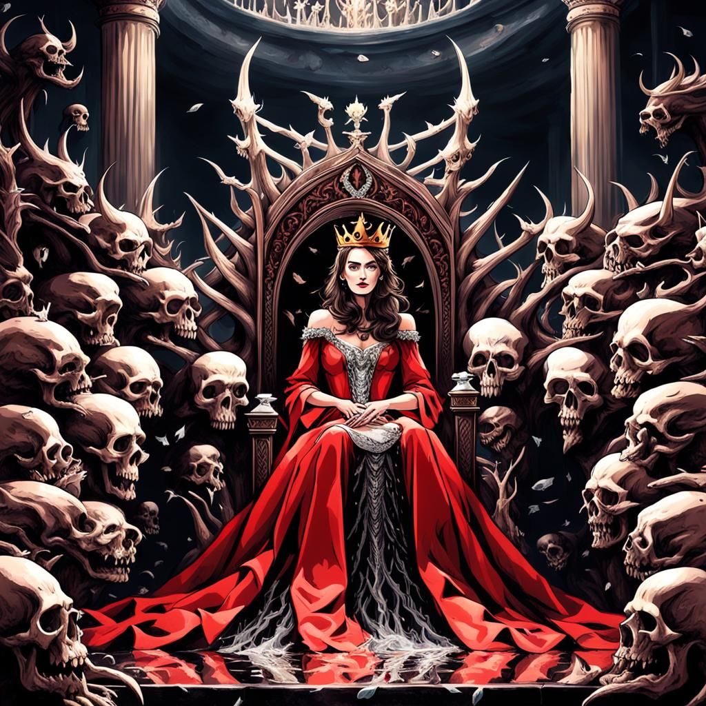 Queen of the Underworld: Dark Fantasy Concept Art