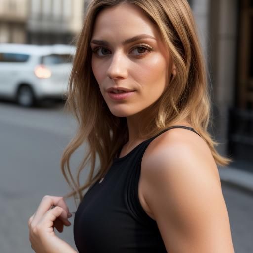 Portrait of a Blonde Woman