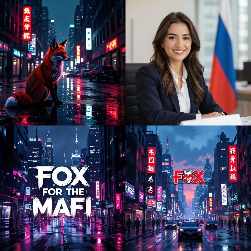 Fox Mafia Cover Art: Minimalist Design