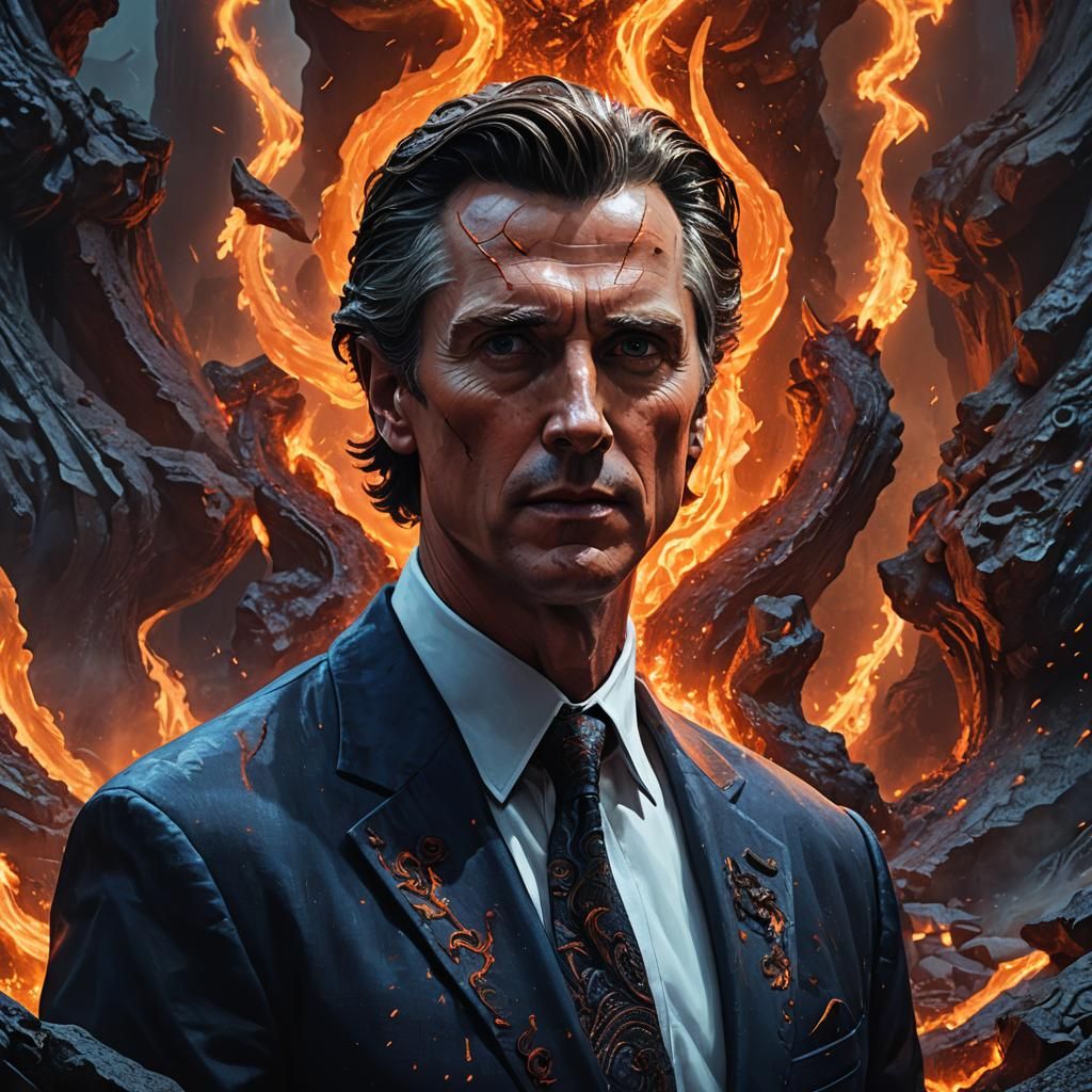Gavin Newsom in a Twisted Interpretation of Hell
