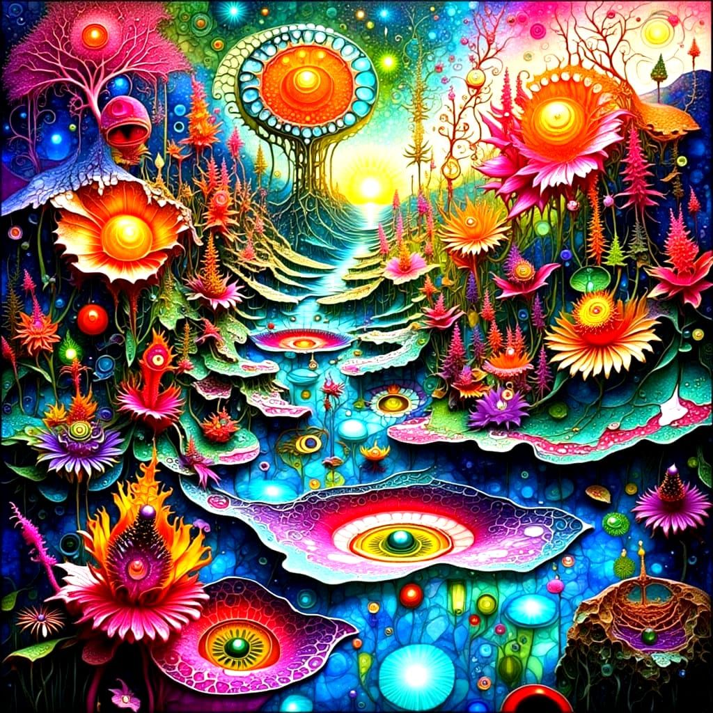 Psychedelic Architecture Inspired by Hundertwasser