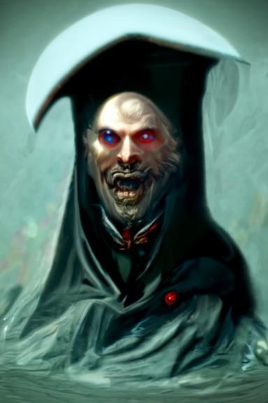 Sinister Demonic Tyrael in Horror Style