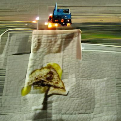 Dinner Towel Tow Truck Dirt