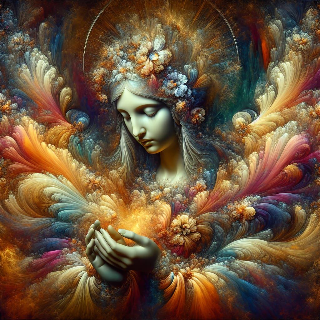 Compassion Personified: Gothic-Inspired Fantasy Concept Art