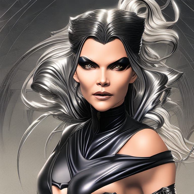 Young "Michelle Pfeiffer" in  as "cat woman" looking to Sky ...