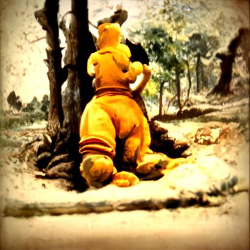 Winnie the Pooh: A Public Domain Illustration