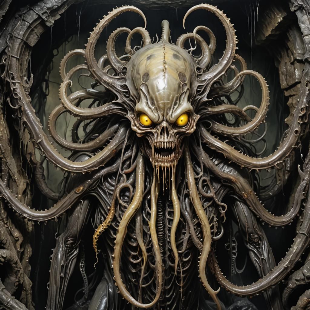 Demonic Alien Horror in Post-Apocalyptic Mine