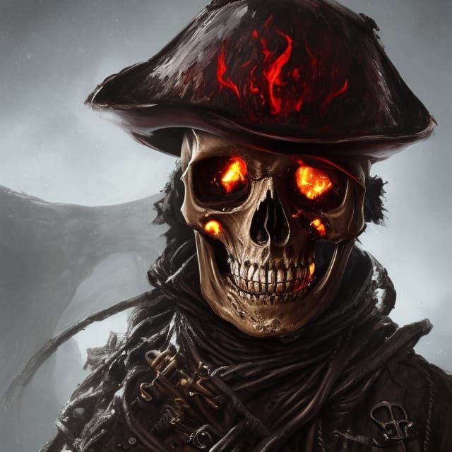 Skeleton Pirate - From the Flames of Hell